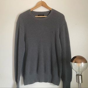 ALLSAINTS Crew Neck Grey Sweater